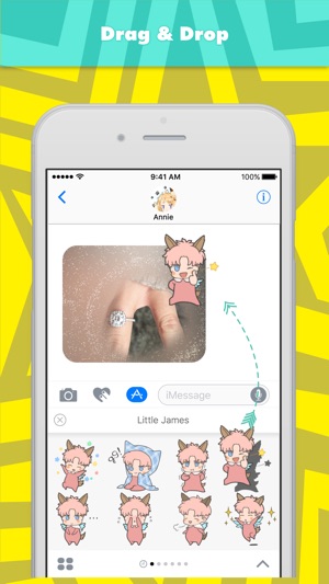 Little James stickers by Annie for iMessage(圖3)-速報App