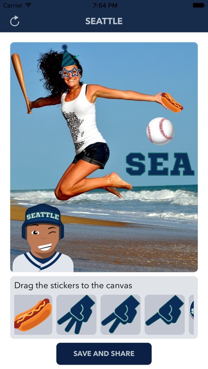 Seattle Baseball Stickers & Emojis