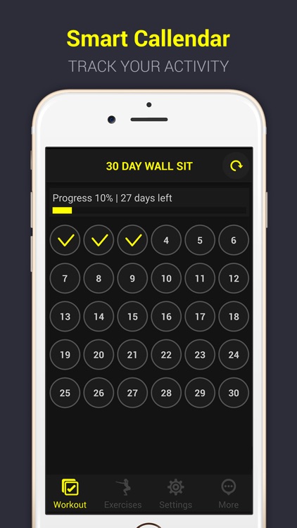 30 Day Wall Sit Pro