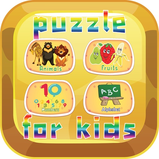 Puzzles learning for kids and toddler iOS App