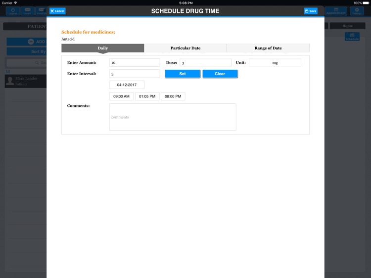 Patient-Tracker Plus screenshot-4