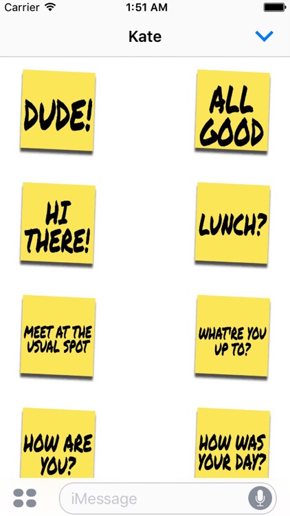 Animated Sticky Notes - Stickers For Text Messages