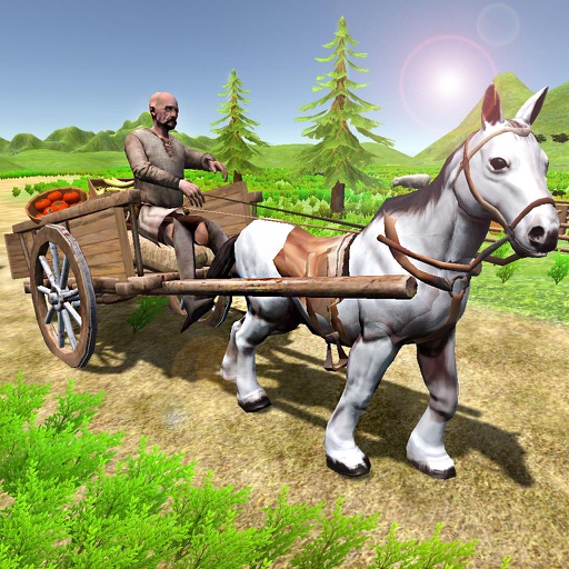 Horse Simulator Village Cargo Transport 2017 iOS App