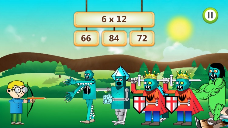 Math vs Undead - School Edition: Fun Maths Game screenshot-3