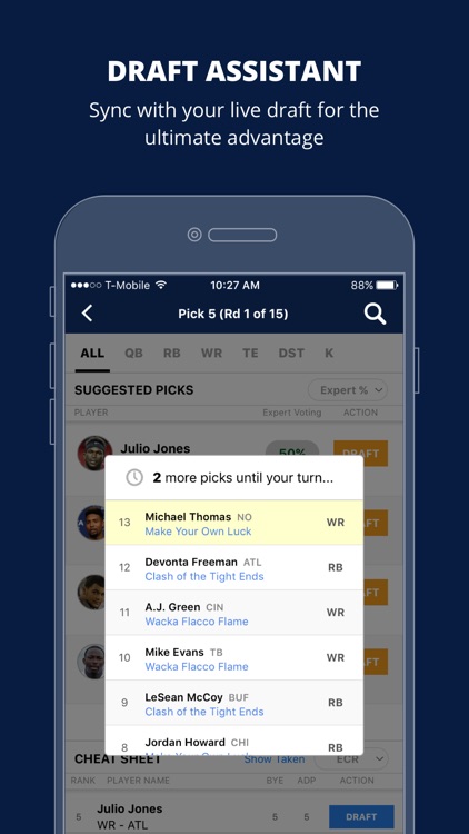 Fantasy Football Draft Wizard 2017 by FantasyPros screenshot-3