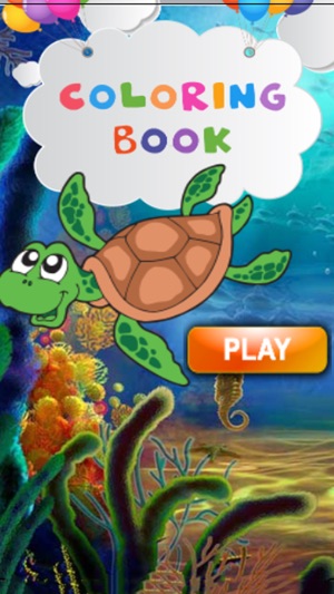 E-Book Ocean Coloring-Paint Aquatic Animals Pages(圖1)-速報App