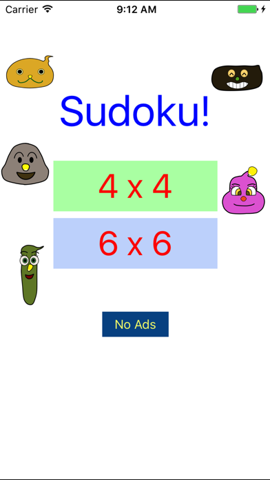 Easy SUDOKU with Faces!? 4x4,6x6,7x7 screenshot 3