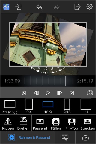 LumaClip - Frame, rotate, reverse, speed screenshot 2