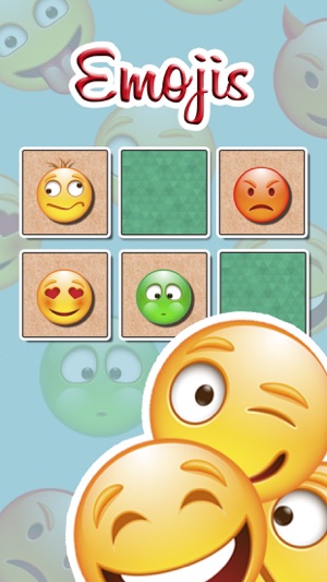 Emojis Find the Pairs Learning & memo Game(圖1)-速報App