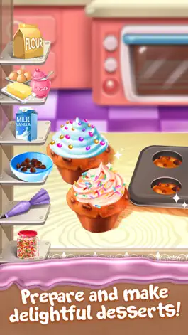 Game screenshot Cupcake Food Maker Cooking Game for Kids mod apk