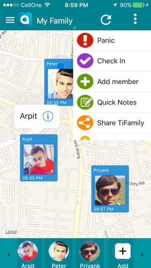 TiFamily : Family Safety and Locator