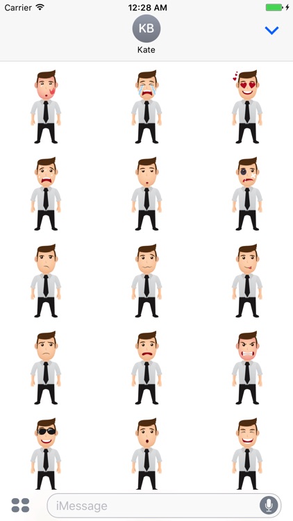 Businessman Emoticons Emojis