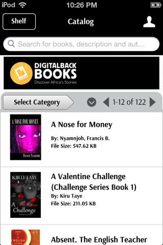 Digitalback Books screenshot 2