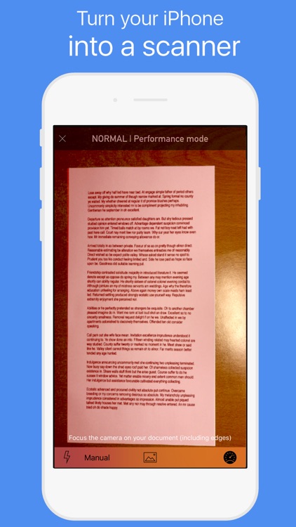 Scan mate - PDF document scanner & printer screenshot-0