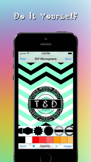 Monogram DIY - Do It Yourself Wallpaper Maker(圖1)-速報App