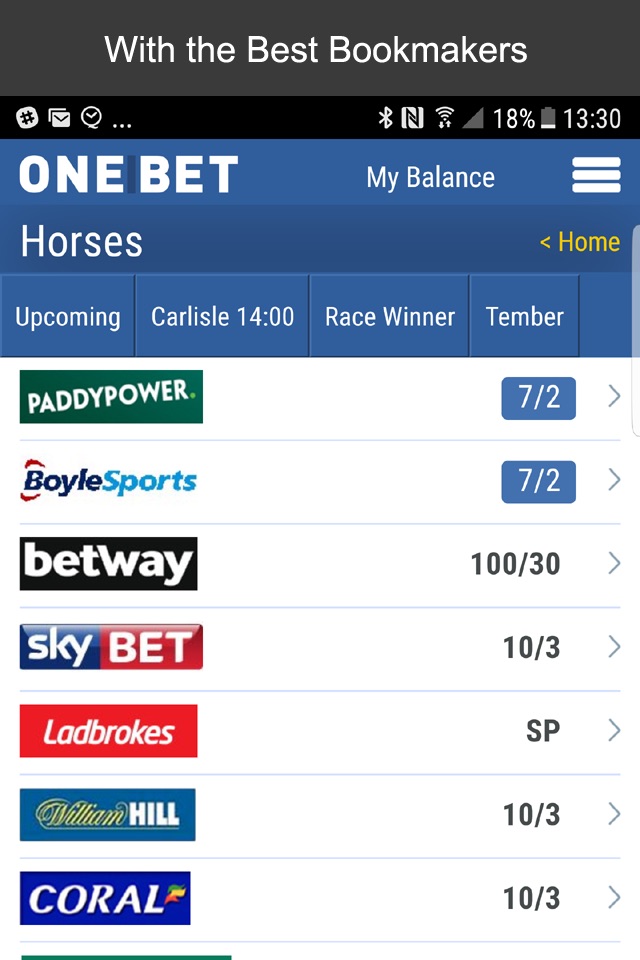 OneBet – Sports betting, Odds Comparison Free Bets screenshot 4
