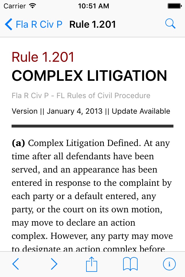 Florida Rules of Civil Procedure (LawStack Series) screenshot 2