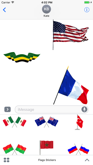 Flags Stickers Pack