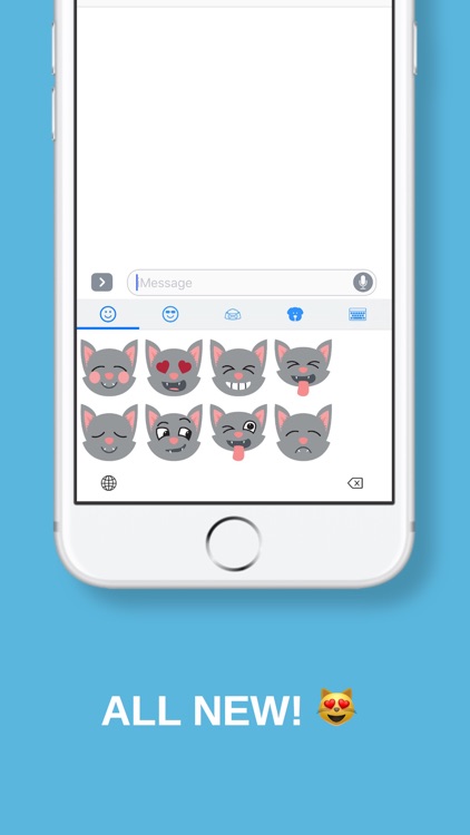 Cat + Kitty Emojis & Stickers - Cat Moji!