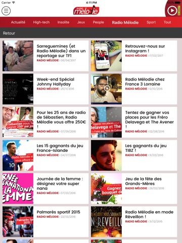 Radio Mélodie screenshot 4