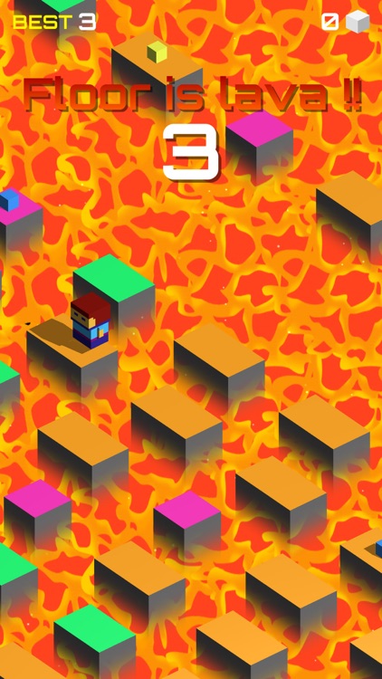 Floor Lava : Block Jump