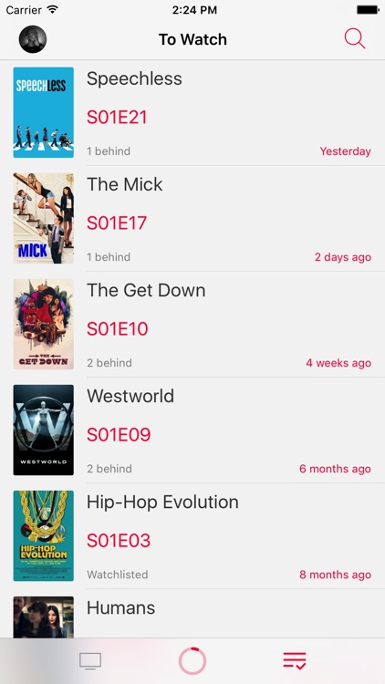 SERIST - TV Show Tracker