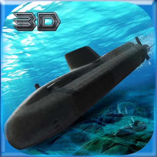 Navy Submarine Pacific Battle Simulator 3D Icon