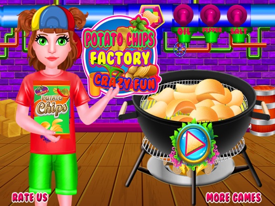 Potato Chips Factory Crazy Funのおすすめ画像1