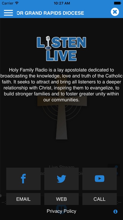 Holy Family Radio Mobile App screenshot-3