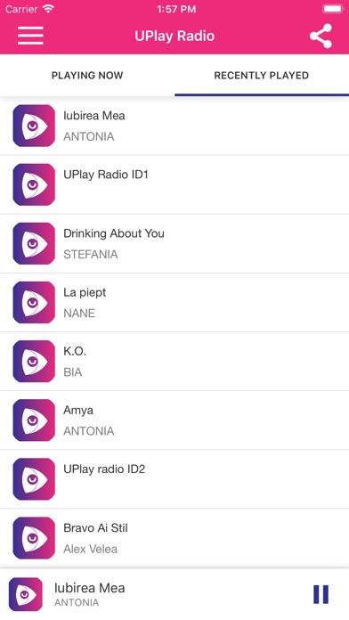 UPlay Radio screenshot 2