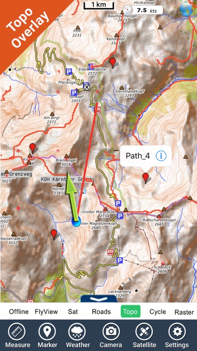 Hohe Tauern National Park - GPS Map Navigator Screenshot 3