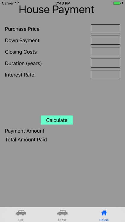 Simple Payment Calculator