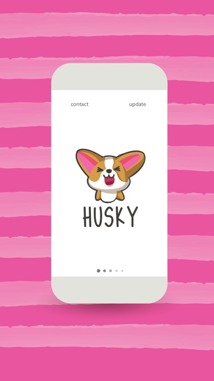 Husky Sticker