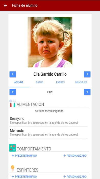 Agenda para guarderías screenshot 3