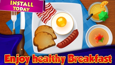 School Breakfast:Cooking games screenshot 3