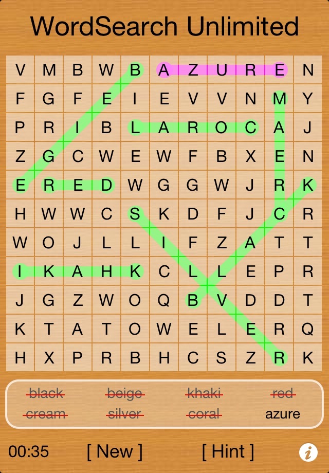 Word Search Unlimited Free screenshot 2