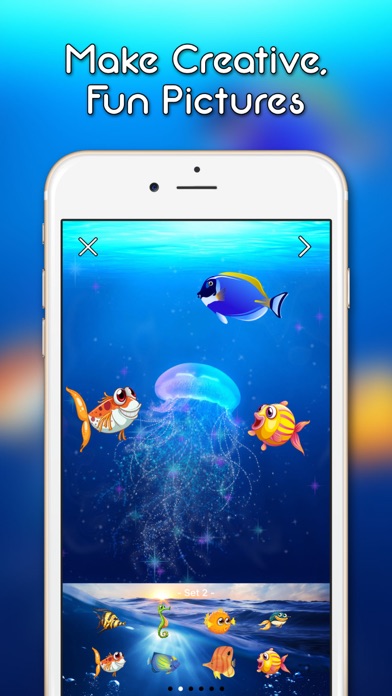 Fish Emoji and Photo Stickers screenshot 2