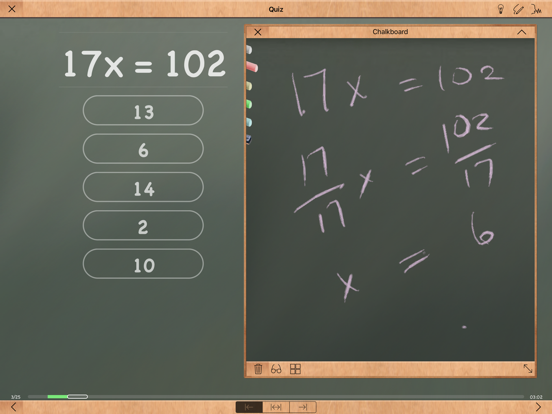 MathBoard screenshot