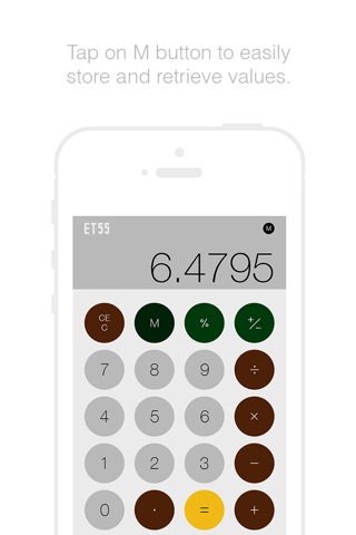 ET55: A Minimalist Calculator screenshot 2
