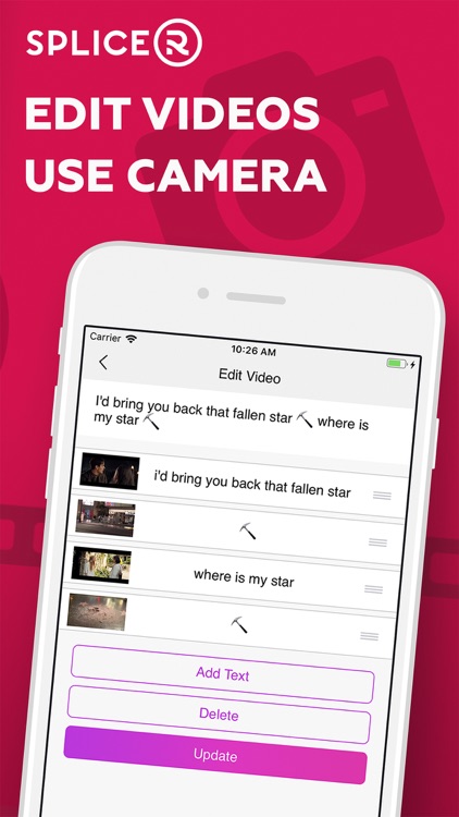 Splicer: turn text to movie screenshot-3