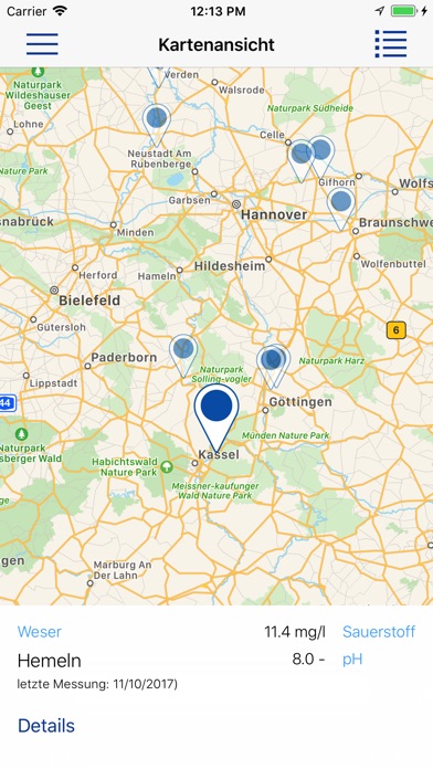Gewässergüte Niedersachsen screenshot 2