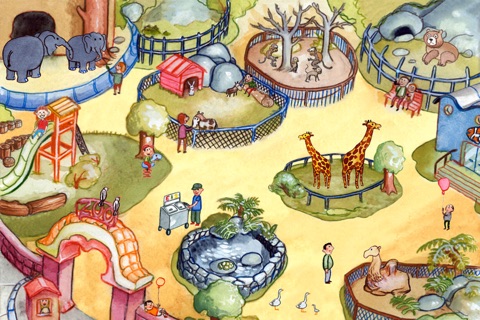 My Zoo Animals: Toddler's Seek & Find Book screenshot 4