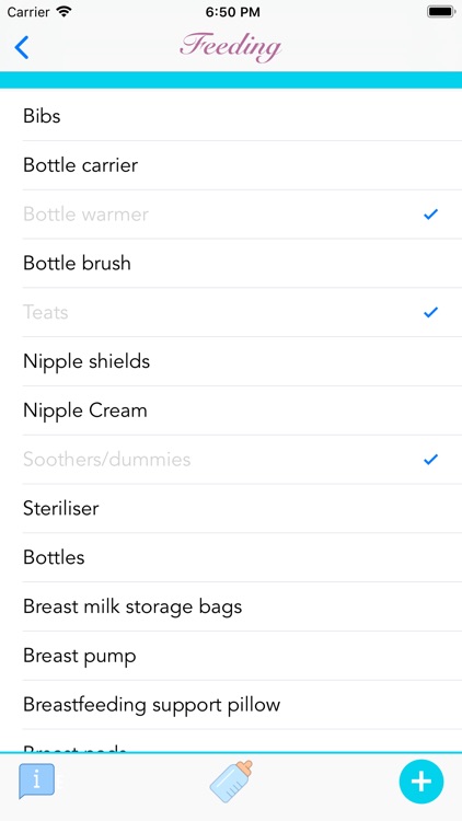 Baby Checklist 2019