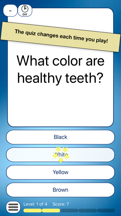 Healthy Habits Quiz screenshot 2