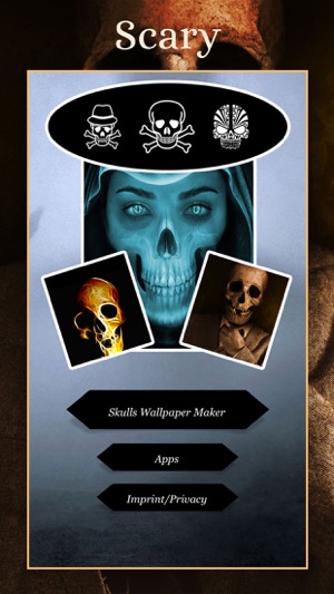 SKULLS Gothic Wallpaper Maker(圖2)-速報App