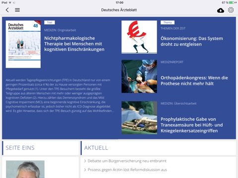 Deutsches Ärzteblatt screenshot 2