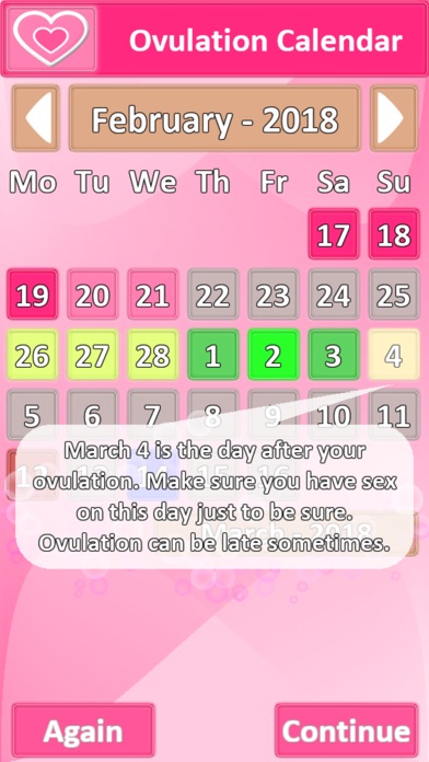 Ovulation Calendar screenshot 4