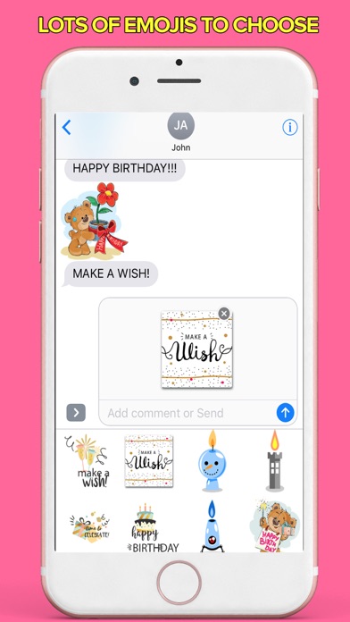 Celebrate Birthday Emojis screenshot 3