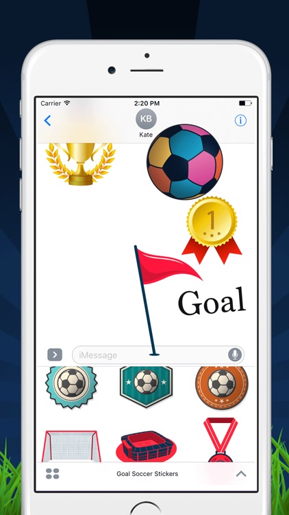Goal Soccer Stickers