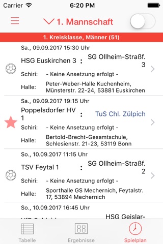 TuS Chlodwig Zülpich Handball screenshot 2